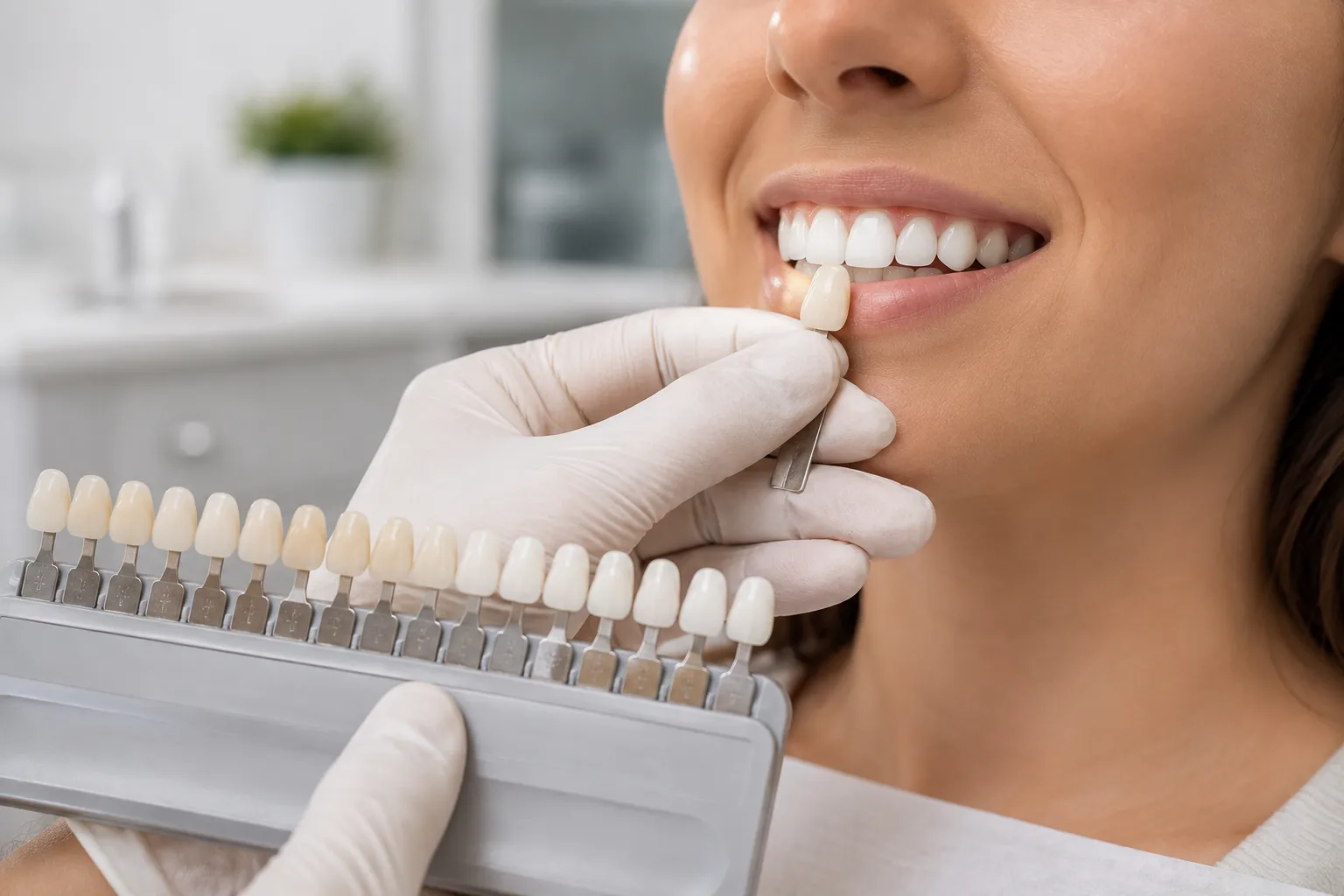 Tooth colored restorations at Kapoor's Safe Hands Dental, Gurugram